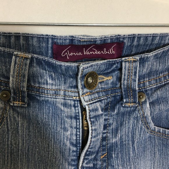 Gloria Vanderbilt Denim Blue Jeans Women's Size 4 Medium - Picture 3 of 9